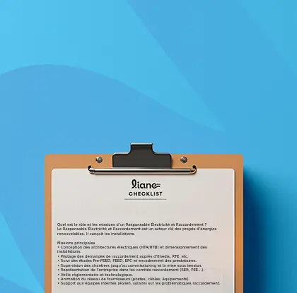 Fiche de poste pour recruter des responsables électricité et raccordement